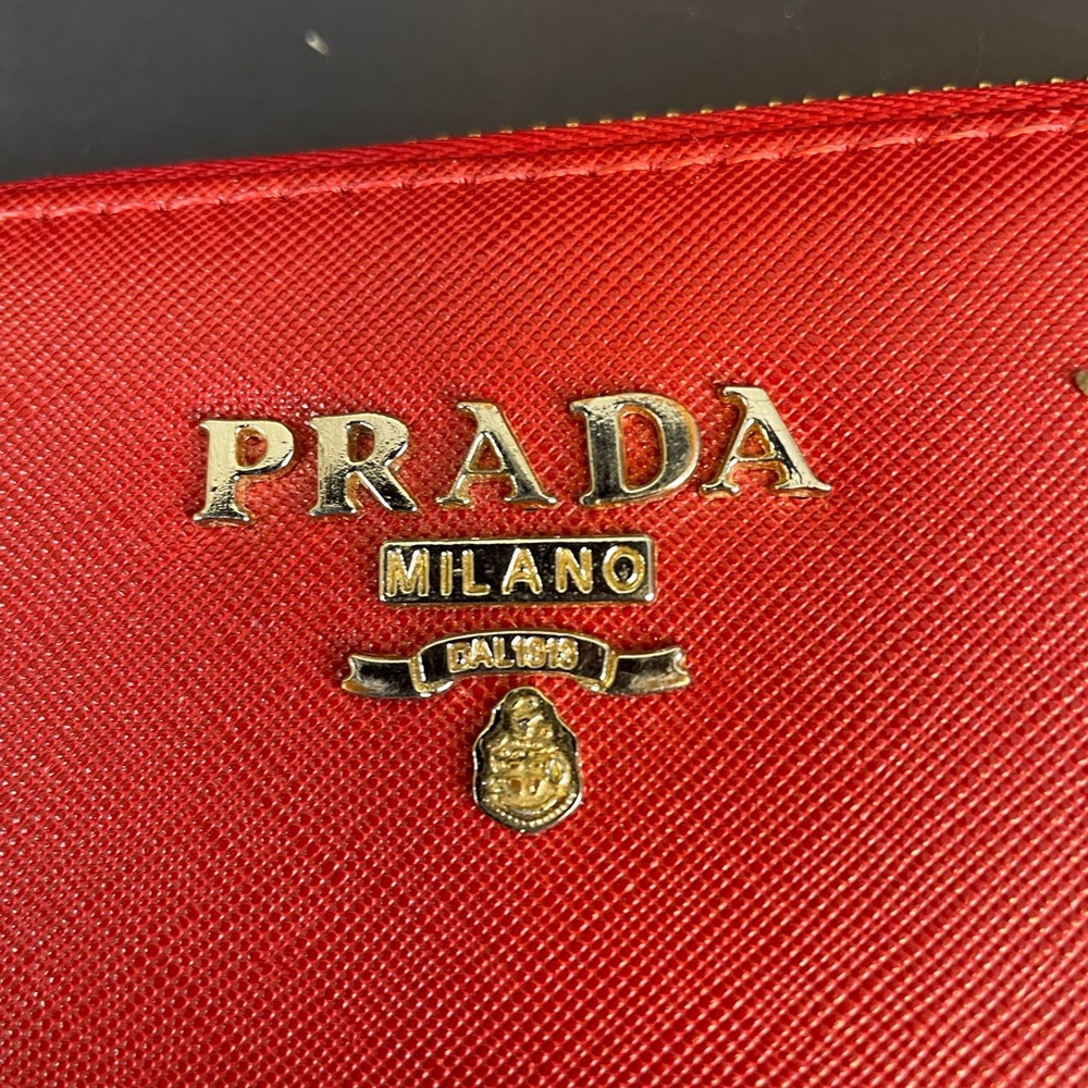 Prada Red Wallet - Picture 7 of 10
